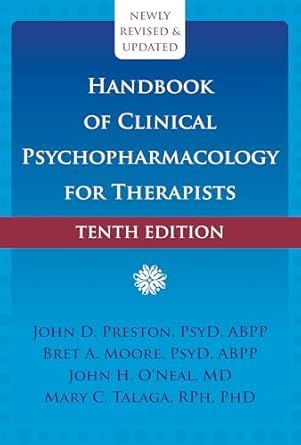 Handbook Of Clinical Psychopharmacology For Therapists