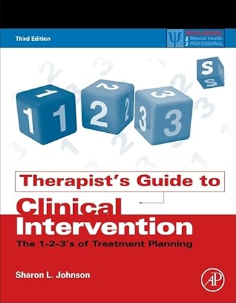 therapists guide to clinical intervention 3rd edition sharon l johnson 0128111763, 978-0128111765