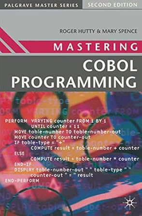 mastering cobol programming 2nd edition roger hutty ,mary spence 0333681061, 978-0333681060