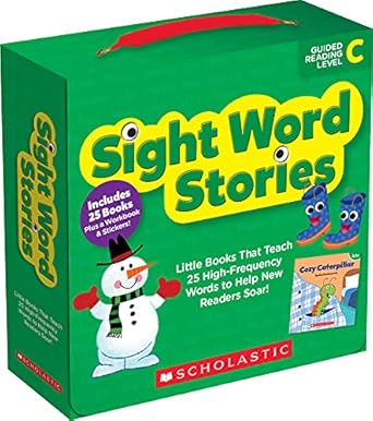sight word stories level c fun books that teach 25 sight words to help new readers soar 1st edition liza