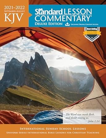 kjv standard lesson commentary   2021 2022 deluxe edition standard publishing 0830782044, 978-0830782048