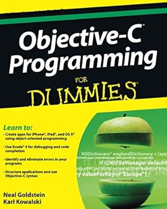 objective c programming for dummies 1st edition neal goldstein 111821398x, 978-1118213988