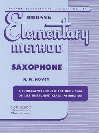 rubank elementary method saxophone beginner saxophone sheet music book comprehensive saxophone lessons for