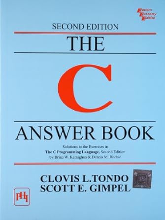the c answer book 1st edition clovis l and scott e gimpel tondo 8120305795, 978-8120305793