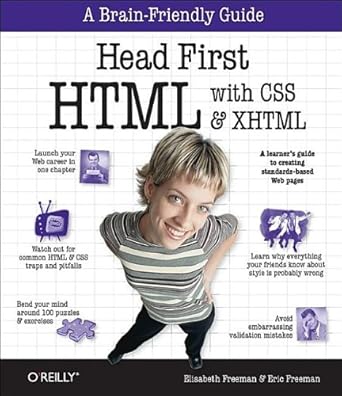 head first html with css and xhtml 1st edition elisabeth freeman ,eric freeman 059610197x, 978-0596101978