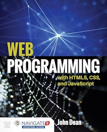 web programming with html5 css and javascript pap/psc edition john dean 1284091791, 978-1284091793