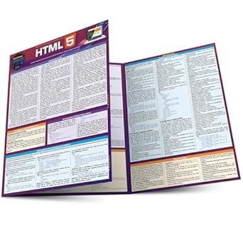 html 5 a quickstudy laminated reference guide 1st edition robin nixon 1423246675, 978-1423246671