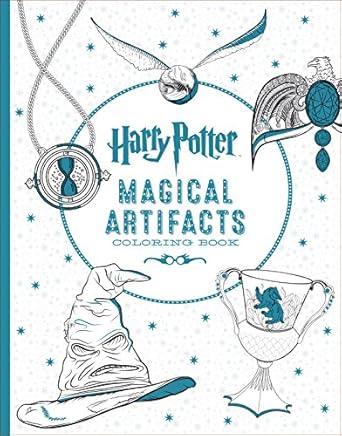 harry potter magical artifacts coloring book official coloring book the 1st edition scholastic 1338030027,