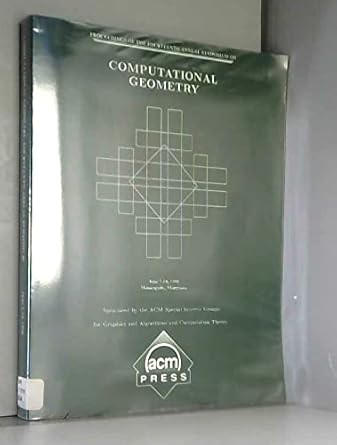 proceedings of the fourteenth annual symposium on computational geometry june 7 10 1998 minneapolis minnesota