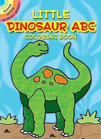 little dinosaur abc coloring book 1st edition winky adam 0486403017, 978-0486403014