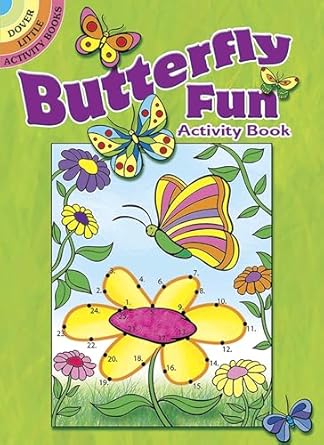 butterfly fun activity book 1st edition jessica mazurkiewicz 0486471985, 978-0486471983