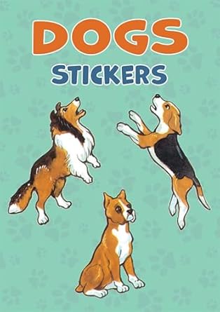 dogs stickers 1st edition nina barbaresi 0486272044, 978-0486272047