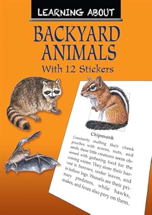 learning about backyard animals 1st edition sy barlowe 0486405346, 978-0486405346