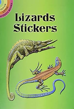 lizards stickers 1st edition jan sovak 0486421031, 978-0486421032