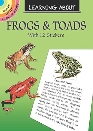 learning about frogs and toads 1st edition sy barlowe 0486838412, 978-0486838410