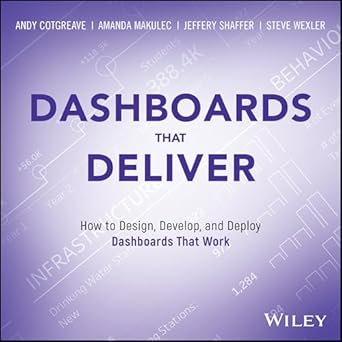 dashboards that deliver how to design develop and deploy dashboards that work 1st edition andy cotgreave