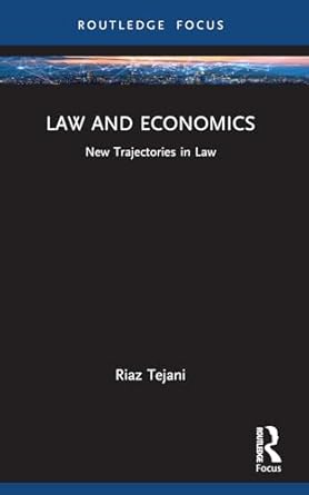 law and economics 1st edition riaz tejani 1032396601, 978-1032396606