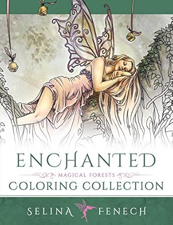 enchanted magical forests coloring collection 1st edition selina fenech 0994355432, 978-0994355430