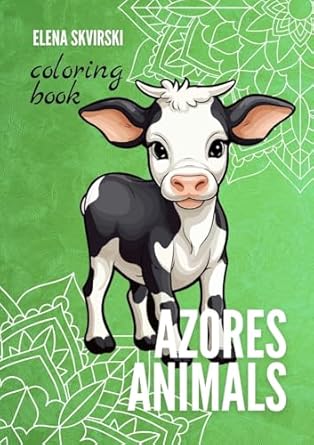 azores animals coloring book 1st edition elena skvirski b0f1556zzz, 979-8990984844