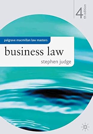 business law 4th edition stephen judge 0230575722, 978-0230575721