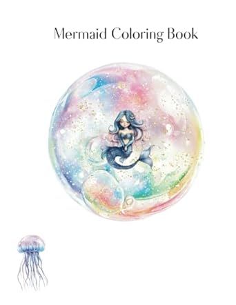 kids mermaid coloring book kids coloring book 1st edition kalina kreative b0f6y1f2rx, 979-8281658409