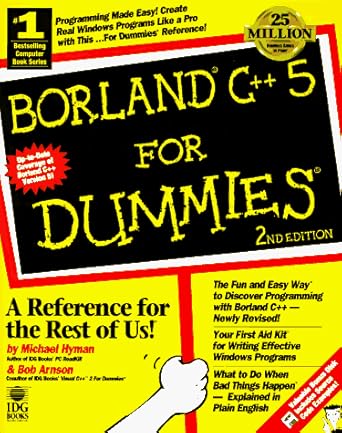 borland c++5 for dummies subsequent edition michael hyman ,bob arson 1568843410, 978-1568843414