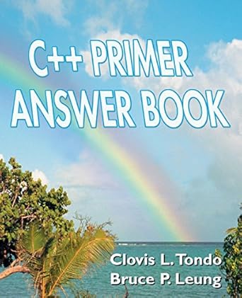 c++ primer answer book answer book to 3r e 1st edition clovis l tondo ,bruce p leung 0201309939,