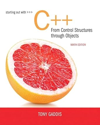 starting out with c++ from control structures to objects plus mylab programming with pearson etext access