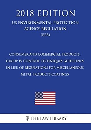 consumer and commercial products group iv control techniques guidelines in lieu of regulations for
