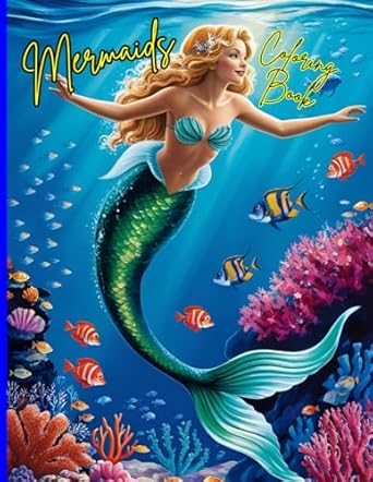 mermaids coloring book 1st edition sierra jo grace b0f89f683p, 979-8282665116