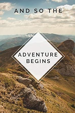 and so the adventure begins inspirational blank lined small retirement journal notebook bucket lists