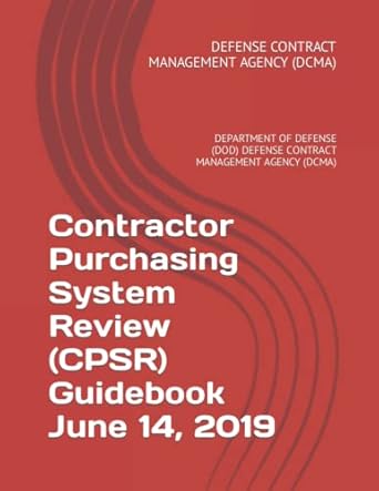 contractor purchasing system review guidebook june 14 2019 department of defense defense contract management
