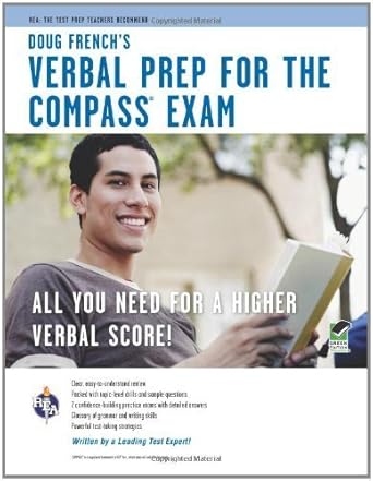 compass exam doug frenchs verbal review 1st edition doug french 0738610038, 978-0738610030