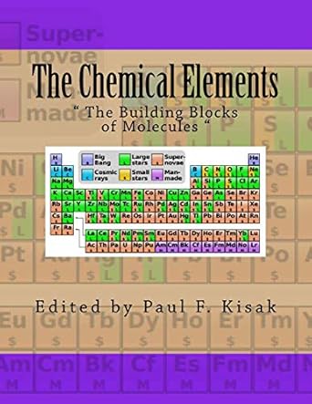 the chemical elements the building blocks of molecules 1st edition edited by paul f kisak 1517727472,
