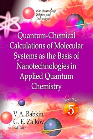 quantum chemical calculations of molecular system as the basis of nanotechnologies in applied quantum