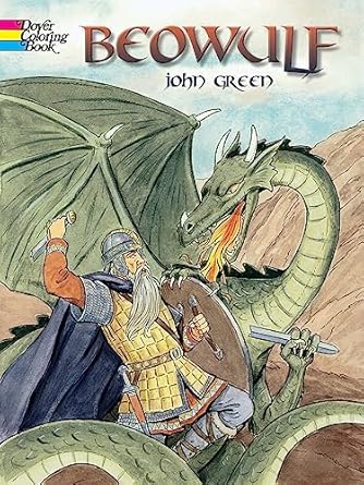 beowulf coloring book 1st edition john green 0486456552, 978-0486456553