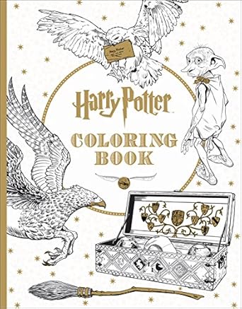 harry potter coloring book 1st edition scholastic 1338029991, 978-1338029994