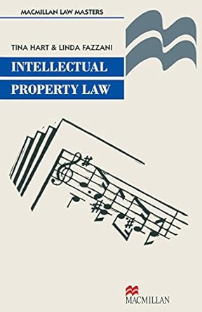 intellectual property law 1st edition linda fazzani ,tina hart 0333664892, 978-0333664896