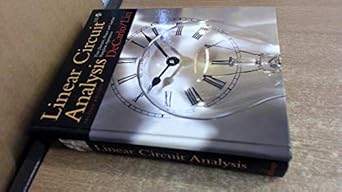 linear circuit analysis time domain phasor and laplace transform approaches 1st edition raymond a decarlo