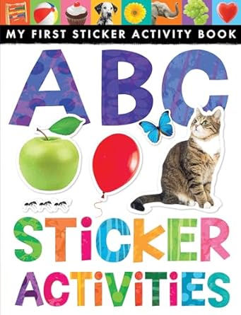 abc sticker activities my first sticker activity book 1st edition annette rusling ,tiger tales ,artful