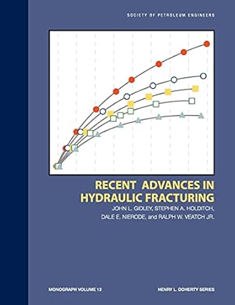 recent advances in hydraulic fracturing monograph 12 1st edition john l gidley 1555630200, 978-1555630201