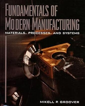 fundamentals of modern manufacturing processes and systems 1st edition mikell p groover ,wayne anderson