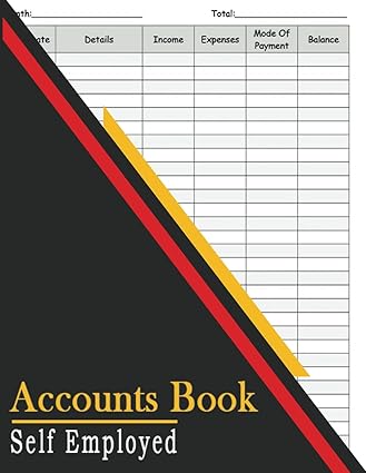 accounts book self employed simple accounting ledger book income and expense log book bookkeeping record book