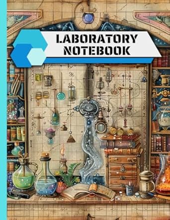 laboratory notebook chemistry lab notebook for researchers science students and colleges template quad ruled