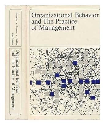 organizational behavior and the practice of management 1st edition hampton, david r b000jllk4a