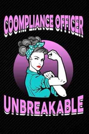compliance officer unbreakable blank lined journal notebook planner compliance officer gifts for women