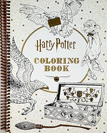 harry potter coloring book 1st edition scholastic inc 1635611296, 978-1635611298