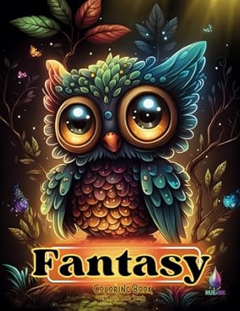 fantasy coloring book for adults and teens a world full of magic with over 50 adorable gnomes cute monsters