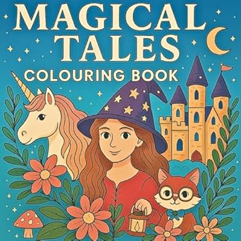 magical tales colouring book 1st edition willow doodles b0fcd7d4jl, 979-8286998036