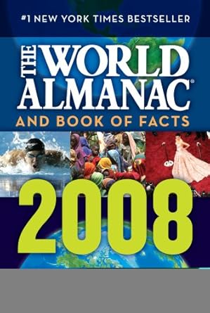 the world almanac and book of facts 2008 1st edition world almanac books ,c alan joyce 1600570739,